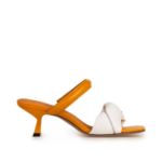 Saboti dama eleganti , piele naturala , accesoriu lantisor - imagine 4