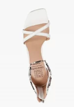 Sandale dama elegante , piele naturala,  accesoriu pe picior - imagine 4