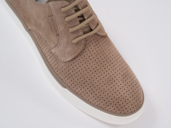 Pantofi sport barbati , piele intoarsa, bej - imagine 4