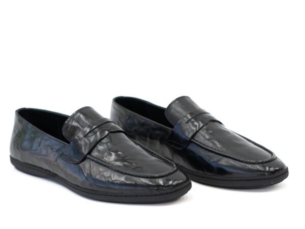 Pantofi casual barbati , piele naturala lucioasa - imagine 3