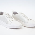 Pantofi barbati sport, piele naturala , albi