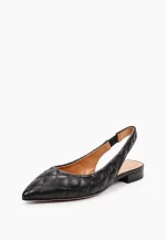 Balerini dama eleganti, piele naturala , negrii