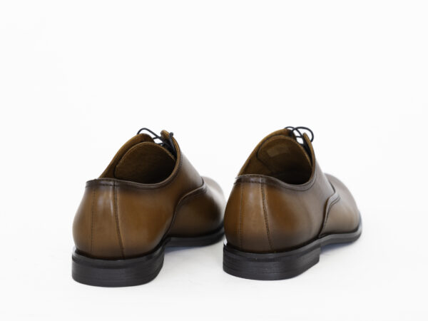 Pantofi eleganti barbati , piele naturala ,maro - imagine 3