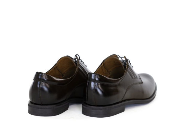 Pantofi eleganti barbati , piele lucioasa ,maro - imagine 4