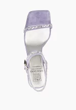 Sandale dama elegante , piele intoarsa - imagine 3