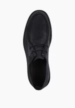 Pantofi casual barbati , piele intoarsa , bleumarin - imagine 3