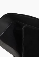 Botine elegante , piele intoarsa , negre C823 - imagine 6