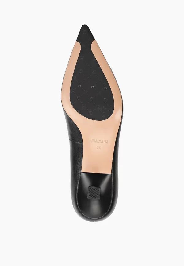 Pantofi Stiletto eleganti , negri - imagine 2