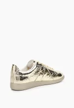 Sneakers dama din piele lucioasa , auriu - imagine 4