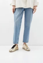 Sneakers dama din piele lucioasa , auriu