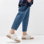 Sneakers dama din piele naturala