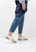 Sneakers dama din piele naturala