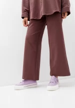 Sneakers dama din piele , cu model , lila