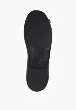 Balerini dama eleganti, piele naturala ,negri cu fundita - imagine 2