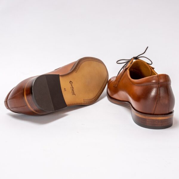 Pantofi eleganti barbati , piele naturala , maro - imagine 4