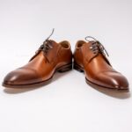 Pantofi eleganti barbati , piele naturala , maro - imagine 3