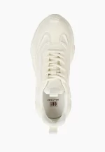 Pantofi barbati sport, piele naturala , albi - imagine 5