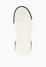 Pantofi barbati sport, piele naturala , albi cu negru c-475 - imagine 5