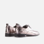 Pantofi casual, piele lacuita, bronze - imagine 3