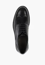 Pantofi negri, piele naturala - imagine 4