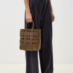 Geanta piele naturala, cappuccino