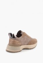 Adidasi piele intoarsa maro, gri - imagine 4