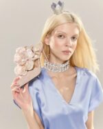 Pantofi decupati, bej, piele intoarsa