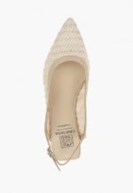 Balerini crem, piele naturala si plasa - imagine 5