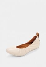 Balerini albi, piele naturala - imagine 5