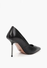 Pantofi negri, piele naturala cu pietre - imagine 4