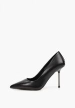 Pantofi negri, piele naturala cu pietre - imagine 3