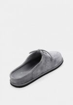 Saboti dama, cu sireturi, piele intoarsa - imagine 4