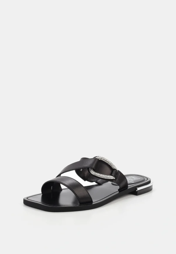 Saboti dama, cu accesoriu argintiu - imagine 3