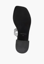 Saboti dama, accesoriu argintiu cu pietre - imagine 6