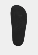 Saboti dama, piele intoarsa, accesoriu pietre - imagine 6