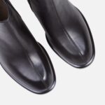 Botine dama negre din piele naturala - imagine 2