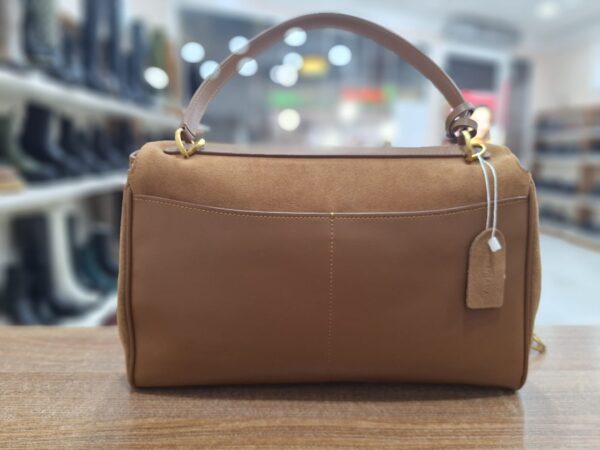 Geanta Rodeo maro, din piele intoarsa si piele naturala - imagine 6