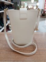 Geanta tip saculet din piele naturala - imagine 3