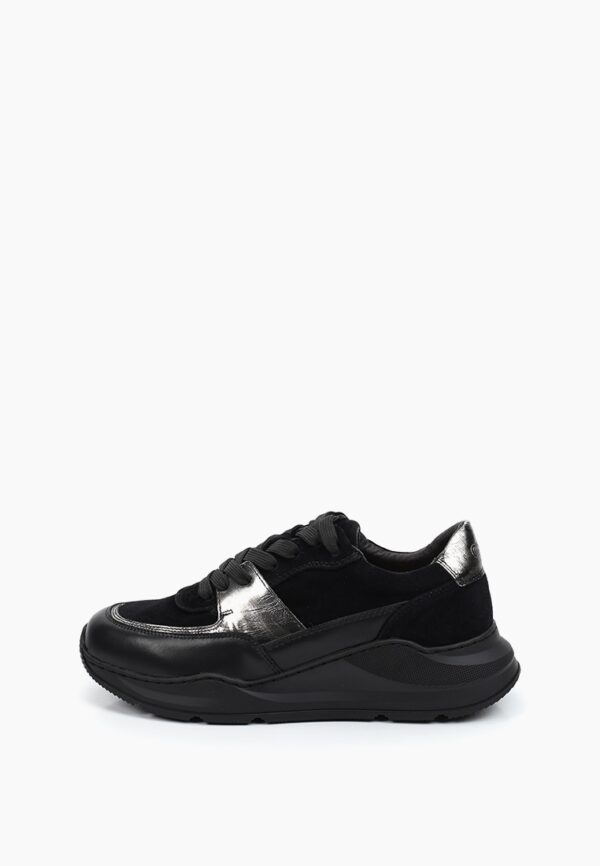 Adidasi negri, piele intoarsa - imagine 4