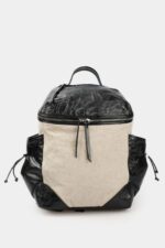 Rucsac din piele naturala si panza