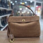 Geanta Rodeo maro, din piele intoarsa si piele naturala