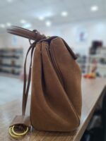 Geanta Rodeo maro, din piele intoarsa si piele naturala - imagine 5