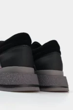 Sneakers dama negri, piele naturala - imagine 5