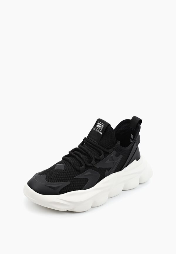 Pantofi sport tip chunky sneakers negri c-473 - imagine 6