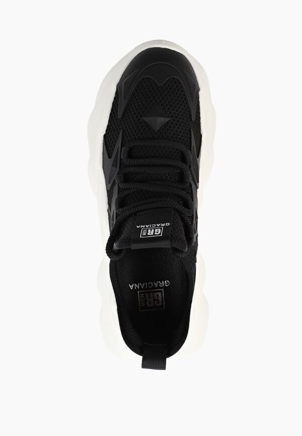 Pantofi sport tip chunky sneakers negri c-473 - imagine 3