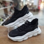 Pantofi sport tip chunky sneakers negri c-473