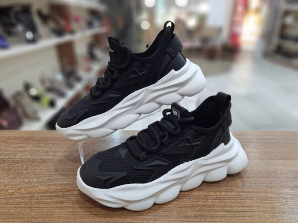 Pantofi sport tip chunky sneakers negri c-473 - imagine 2