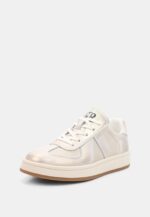 Pantofi sport off-white, dusty rose cu finisaj perlat c-445 - imagine 5