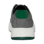 Pantofi sport gri cu talpa alba si detalii verzi c-474 - imagine 8