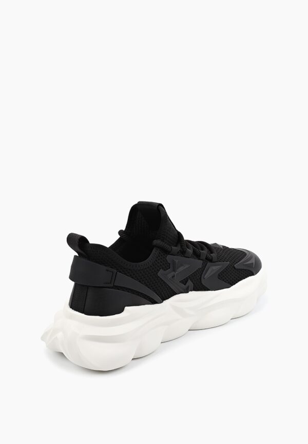 Pantofi sport tip chunky sneakers negri c-473 - imagine 4